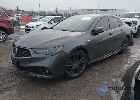 2019 Acura Tlx Tech A-Spec Pkgs из США, поврежденный, VIN 19UUB2F61KA003670